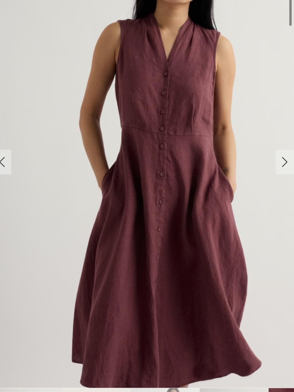 Grade & Gather Brown dress